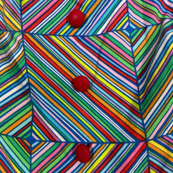 Modcloth Myrtlewood Pin Up Candy Stripe Dress Medium Pockets - Picture 5 of 7